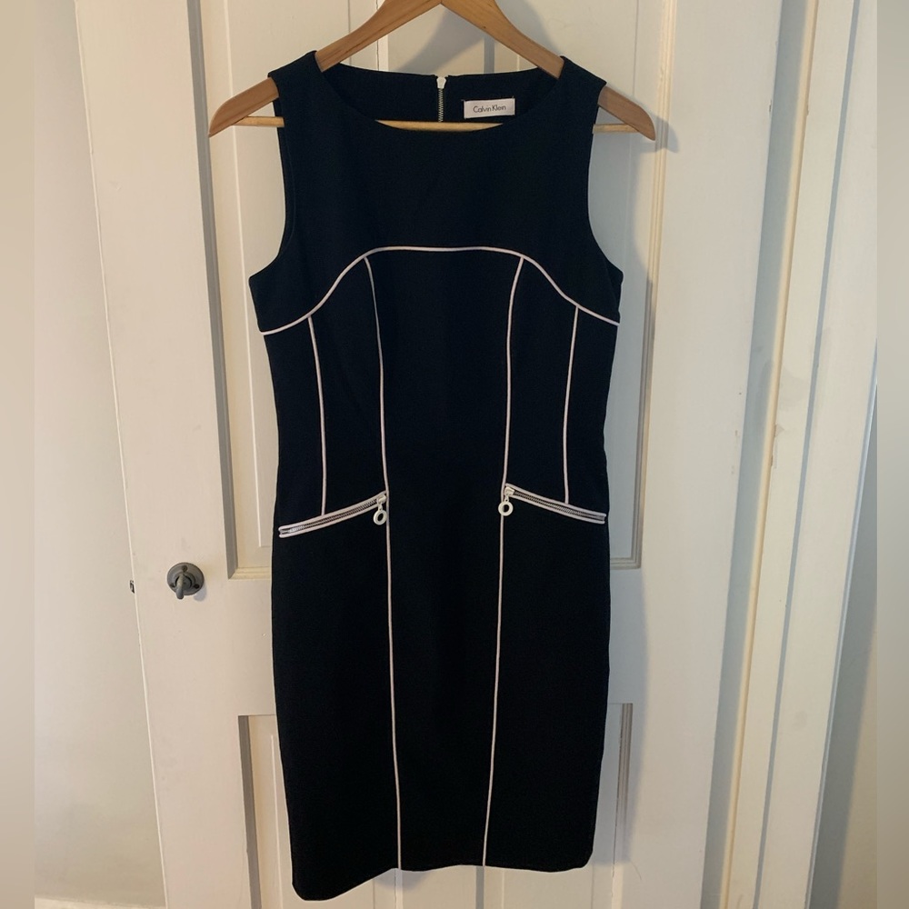 Calvin Klein Black Sheath Dress